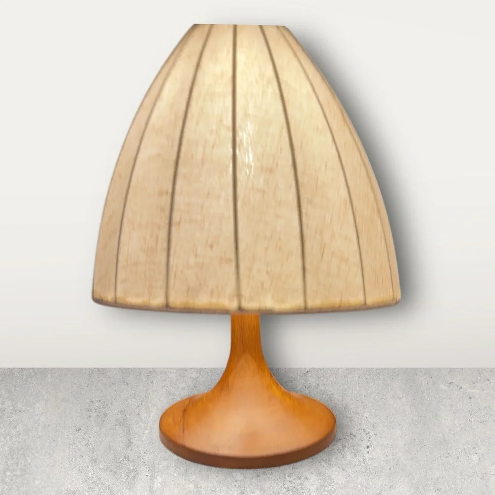 Wood Trumpeted Table Lamp - Hearth & Hand Magnolia, Target 2025